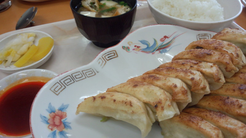 餃子定食 福みつ