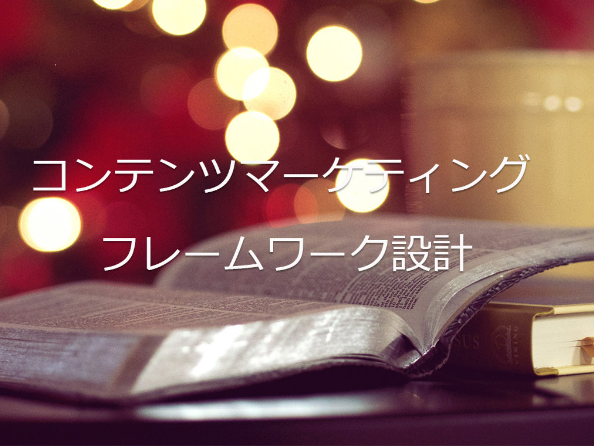 コンテンツマーケティングで成果を獲得するためのフレームワーク設計 Teamseek