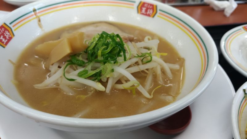 ジャストサイズのラーメン