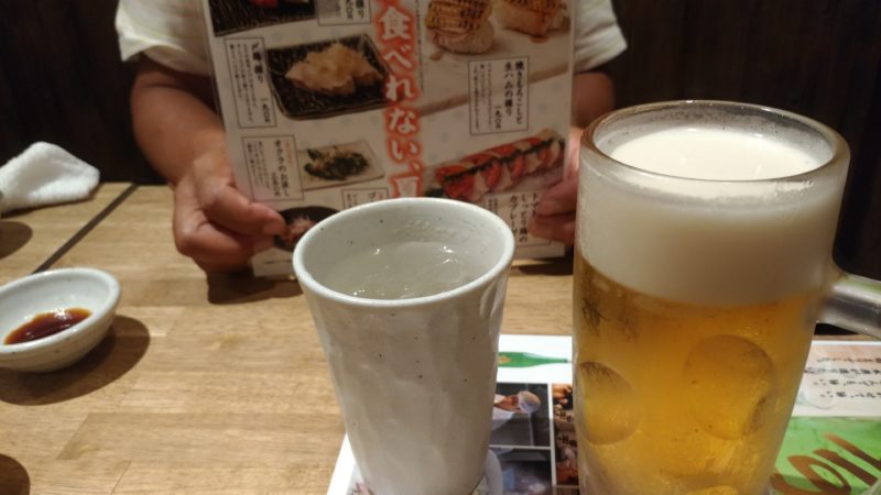 一番搾り生ビールと吉兆宝山